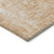 8' X 10' Terra Cotta Copper And Ivory Abstract Washable Indoor Outdoor Area Rug