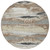 8' Taupe Beige And Ivory Round Abstract Washable Indoor Outdoor Area Rug Transitional Style - Taupe, Beige, Ivory Color
