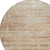 8' Copper Beige And Taupe Round Abstract Washable Indoor Outdoor Area Rug