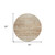 8' Copper Beige And Taupe Round Abstract Washable Indoor Outdoor Area Rug