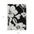 10' X 14' Black Gray And Silver Floral Washable Indoor Outdoor Area Rug
