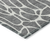 9' X 12' Gray And Ivory Geometric Washable Indoor Outdoor Area Rug