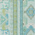 8' X 10' Mint Green Blue And Ivory Aztec Washable Indoor Outdoor Area Rug