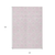 10' X 14' Pink Gray And Ivory Geometric Washable Indoor Outdoor Area Rug