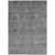 8' X 10' Gray And Charcoal Floral Washable Indoor Outdoor Area Rug