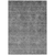 8' X 10' Gray And Charcoal Floral Washable Indoor Outdoor Area Rug