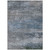 9' X 12' Pewter Navy Blue And Charcoal Abstract Washable Indoor Outdoor Area Rug