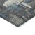 8' X 10' Charcoal Gray And Tan Abstract Washable Indoor Outdoor Area Rug