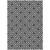 9' X 12' Black And Ivory Geometric Washable Indoor Outdoor Area Rug - 608219117351