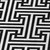 9' X 12' Black And Ivory Geometric Washable Indoor Outdoor Area Rug - Black, Ivory