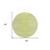 8' Artichoke Green And Ivory Round Abstract Washable Indoor Outdoor Area Rug