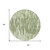 8' Green And Ivory Round Abstract Washable Indoor Outdoor Area Rug Transitional Style - Green, Ivory Color