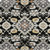 8' Black Gray And Brown Round Oriental Washable Indoor Outdoor Area Rug