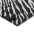 9' X 12' Black Charcoal And Ivory Abstract Washable Indoor Outdoor Area Rug