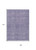 9' X 12' Lavender And Ivory Geometric Washable Indoor Outdoor Area Rug Transitional Style - Lavender, Ivory Color