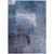 9' X 12' Navy Blue And Sky Blue Abstract Washable Indoor Outdoor Area Rug Transitional Style - Navy Blue, Sky Blue Color