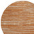 8' Copper And Rust Round Abstract Washable Indoor Outdoor Area Rug