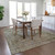 9' X 12' Taupe Brown And Gray Oriental Washable Indoor Outdoor Area Rug