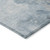 9' X 12' Sky Blue Gray And Ivory Abstract Washable Indoor Outdoor Area Rug