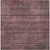 8' X 10' Merlot And Gray Striped Washable Indoor Outdoor Area Rug
