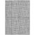 10' X 14' Gray Charcoal And Silver Striped Washable Indoor Outdoor Area Rug