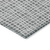 10' X 14' Gray Charcoal And Silver Striped Washable Indoor Outdoor Area Rug