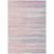 10' X 14' Pink Blue And Purple Striped Washable Indoor Outdoor Area Rug