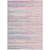 10' X 14' Pink Blue And Purple Striped Washable Indoor Outdoor Area Rug