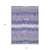 8' X 10' Purple And Gray Striped Washable Indoor Outdoor Area Rug