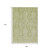9' X 12' Artichoke Green And Beige Damask Washable Indoor Outdoor Area Rug