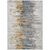 10' X 14' Ivory Charcoal And Silver Abstract Washable Indoor Outdoor Area Rug