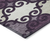 9' X 12' Eggplant And Ivory Trellis Washable Indoor Outdoor Area Rug