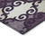 9' X 12' Eggplant And Ivory Trellis Washable Indoor Outdoor Area Rug