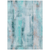 10' X 14' Teal Washable Non Skid Indoor Outdoor Area Rug