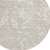 8' Ivory And Off White Round Abstract Washable Indoor Outdoor Area Rug