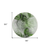 8' Round Olive Green Round Abstract Washable Non Skid Indoor Outdoor Area Rug