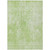 9' X 12' Green And Ivory Abstract Washable Indoor Outdoor Area Rug - 608219393199