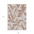 10' X 14' Copper Geometric Washable Indoor Outdoor Area Rug