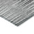 10' X 14' Silver Gray And Charcoal Striped Washable Indoor Outdoor Area Rug