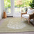 10' X 14' Beige Tan And Taupe Abstract Washable Indoor Outdoor Area Rug