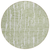 8' Artichoke Green And Ivory Round Abstract Washable Indoor Outdoor Area Rug