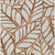 9' X 12' Orange Beige And Copper Floral Washable Indoor Outdoor Area Rug