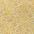 8' Gold And Wheat Round Floral Washable Indoor Outdoor Area Rug