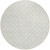 8' Ivory And Beige Round Geometric Washable Indoor Outdoor Area Rug - 608219079307