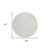 8' Ivory And Beige Round Geometric Washable Indoor Outdoor Area Rug - 608219079307
