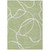 10' X 14' Artichoke Green And Ivory Abstract Washable Indoor Outdoor Area Rug Transitional Style - Artichoke Green, Ivory Color