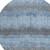 8' Blue Black And Gray Round Striped Washable Indoor Outdoor Area Rug