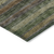 8' X 10' Brown And Gray Striped Washable Indoor Outdoor Area Rug