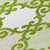 8' Lime Green And Ivory Round Trellis Washable Indoor Outdoor Area Rug