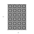 10' X 14' Black Gray And Silver Floral Medallion Washable Indoor Outdoor Area Rug